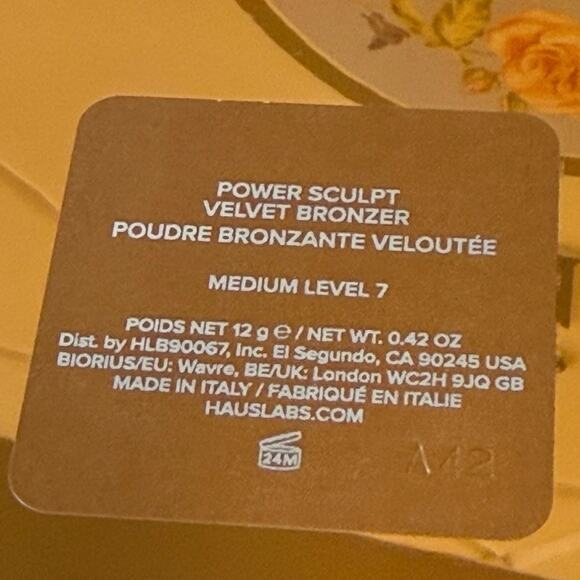 Haus Labs by Lady Gaga Power Sculpt Velvet Bronzer -MEDIUM LEVEL 7  - NEW in BOX - Picture 2 of 4